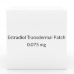 Estradiol Transdermal Patch 0.075mg/Day (Pack of 4) - Once Weekly - 1 Pack - 1 Pack